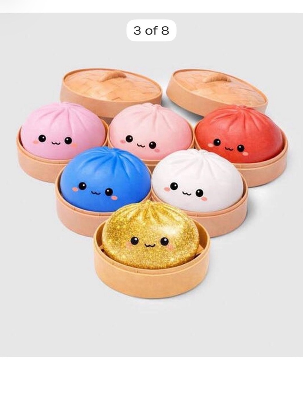 New Squishy Dumpling Squeeze Toy - Picture 3 of 3